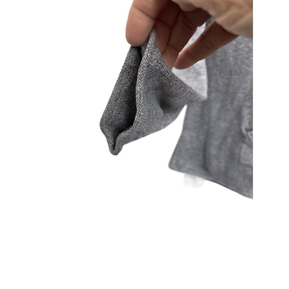 Eddie Bauer Pullover Sweater Women XL BlueHeather Hood KangarooPocket LongSleeve - Picture 2 of 9